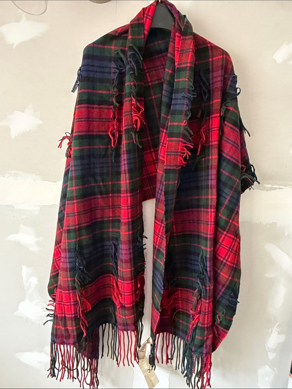 NWT Burberry Filcoupe Check Scarf